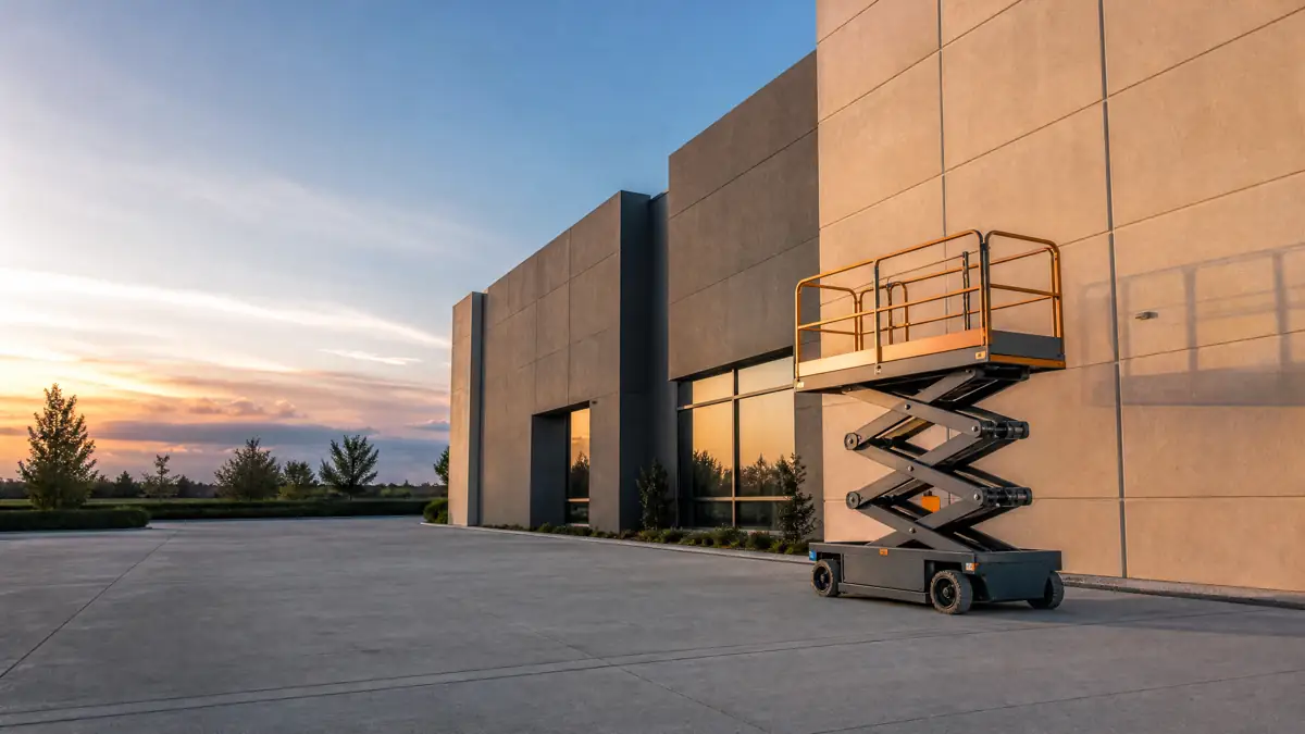 Electric Scissor Lifts jobsite access in Davenport